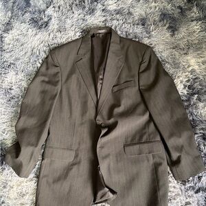 Elegant Men's Black Pinstripe Blazer